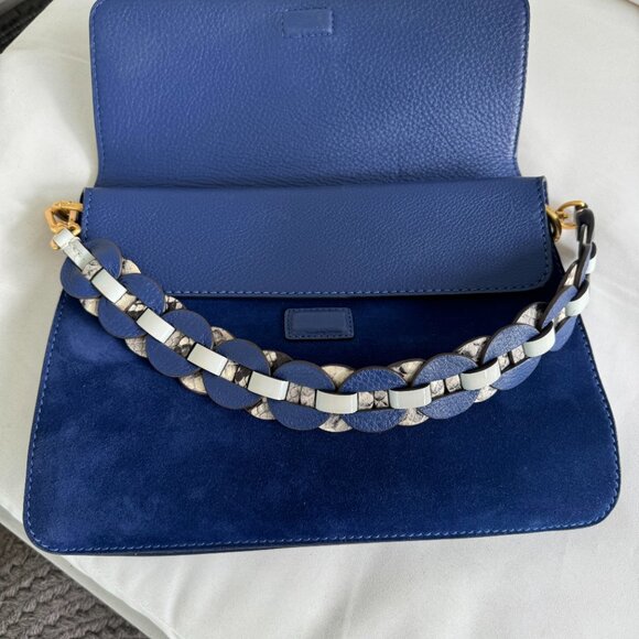 Tory Burch Blue Shoulder Bag - Picture 5 of 9